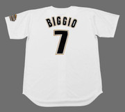 CRAIG BIGGIO Houston Astros 1994 Majestic Throwback Home Baseball Jersey