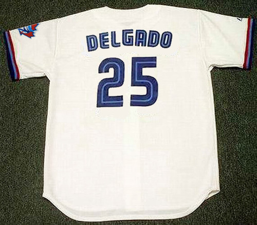 Carlos Delgado Jersey - 1997 Toronto Blue Jays Home Throwback MLB