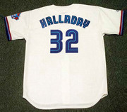 ROY HALLADAY Toronto Blue Jays 1999 Home Majestic Baseball Throwback Jersey - BACK