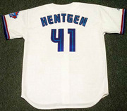 PAT HENTGEN Toronto Blue Jays 1997 Majestic Throwback Home Baseball Jersey