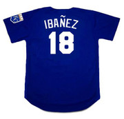 RAUL IBANEZ Kansas City Royals 2002 Alternate Majestic Throwback Baseball Jersey - BACK