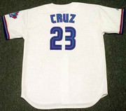 JOSE CRUZ Toronto Blue Jays 2000 Majestic Throwback Home Baseball Jersey