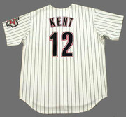 JEFF KENT Houston Astros 2004 Majestic Throwback Home Baseball Jersey