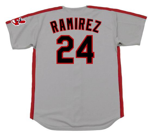 Women's Majestic Cleveland Indians #24 Manny Ramirez Authentic White  Fashion Cool Base MLB Jersey