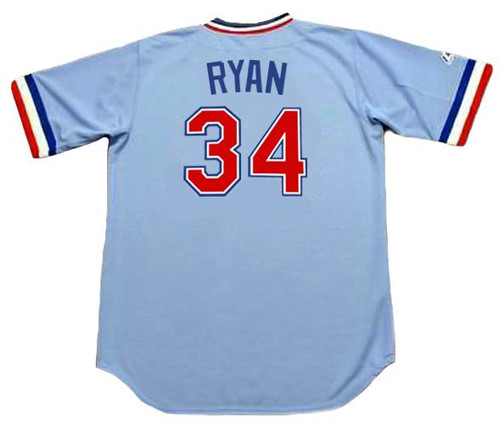 nolan ryan throwback rangers jersey