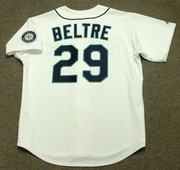 ADRIAN BELTRE Seattle Mariners 2007 Home Majestic Vintage Baseball Jersey - BACK