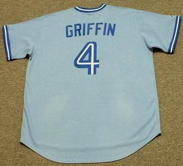 Alfredo Griffin Jersey - Toronto Blue Jays 1992 Home Throwback MLB