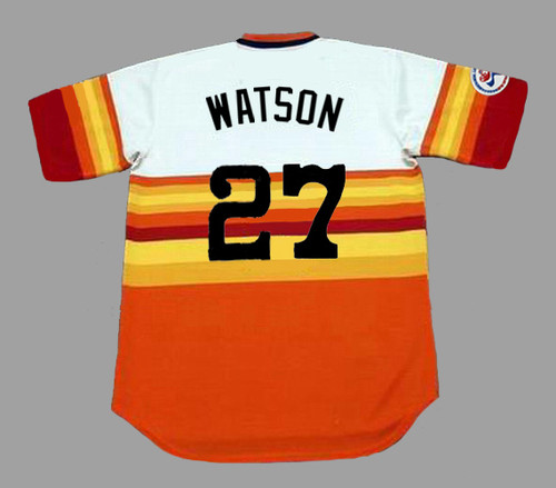 Bob Watson Jersey - Houston Astros 1976 Home Throwback Baseball MLB Jersey