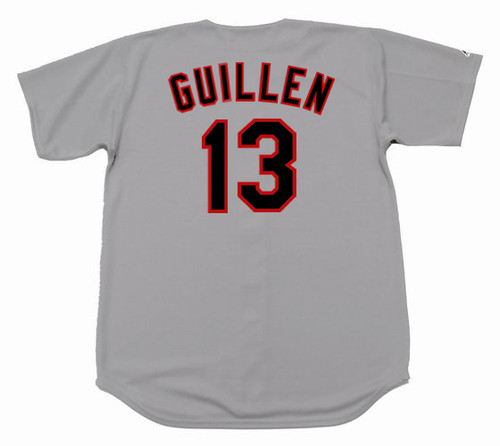 1630 Chicago White Sox OZZIE GUILLEN 2005 World Series Baseball Jersey WHT  New