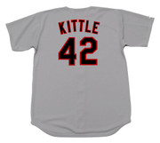 RON KITTLE Chicago White Sox 1990 Majestic Throwback Away Baseball Jersey