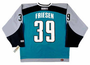 JEFF FRIESEN San Jose Sharks 1999 CCM Throwback NHL Home Hockey Jersey