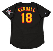 JASON KENDALL Pittsburgh Pirates 1998 Majestic Throwback Baseball Jersey