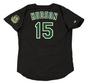 TIM HUDSON Oakland Athletics 2000 Majestic Throwback Baseball Jersey