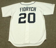 MARK FIDRYCH Detroit Tigers 1976 Majestic Throwback Home Baseball Jersey