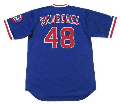 Men's Chicago Custom 47 Rod Beck 48 Rick Reuschel Throwback Baseball Jersey  Stitched S-5xl - Buy Chicago Jersey Custom,Rod Beck Jersey,Rick Reuschel