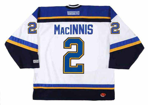 Vintage St Louis Blues Al MacInnis Hockey Jersey CCM Authentic 48