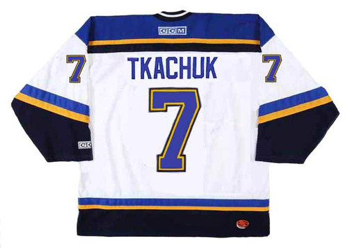 Third String Goalie: 2003-04 St. Louis Blues Keith Tkachuk Jersey