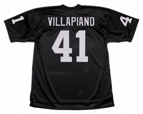 OAKLAND RAIDERS Phil Villapiano 41 Signed HOME BLACK JERSEY SB XI CHAMPS  Beckett