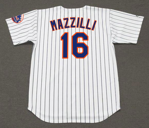 MAJESTIC  LEE MAZZILLI New York Mets 1986 Cooperstown Baseball Jersey