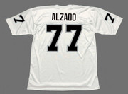 LYLE ALZADO Los Angeles Raiders 1983 Away Throwback NFL Football Jersey - BACK