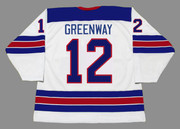 JORDAN GREENWAY 2017 USA Nike Throwback Hockey Jersey - BACK