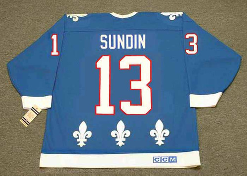 Lot Detail - 1991-92 Mats Sundin Quebec Nordiques Game-Used & Autographed  Road Jersey (JSA)