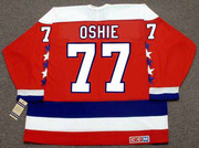 TJ OSHIE Washington Capitals CCM Vintage Throwback Home NHL Jersey - BACK