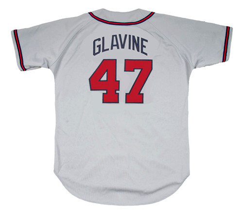 GREG MADDUX  Atlanta Braves 1995 Home Majestic Throwback Baseball Jersey