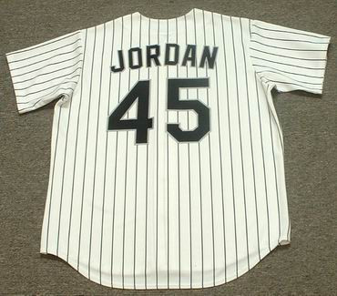 authentic michael jordan white sox jersey