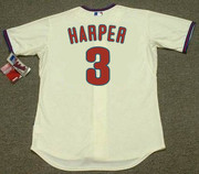 BRYCE HARPER Philadelphia Phillies Majestic Alternate "Cool Base" Authentic Baseball Jersey - BACK