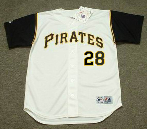 Youth Pittsburgh Pirates Majestic White Cooperstown Collection Jersey