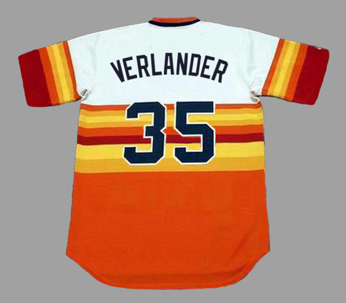 Justin Verlander #35 Detroit Tigers Men's Nike Home Replica Jersey by Vintage Detroit Collection