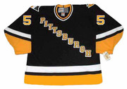 Ulf Samuelsson 1993 Pittsburgh Penguins NHL Throwback Away Jersey - FRONT