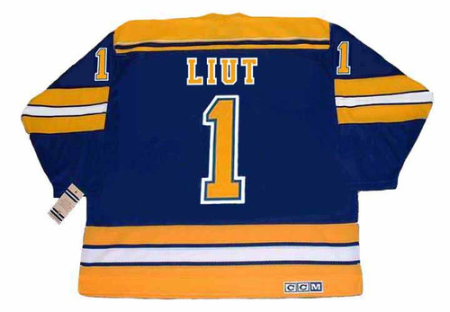 Vintage CCM Maska St Louis Blues NHL Hockey Jersey #27 - Michigan Patch -  Large