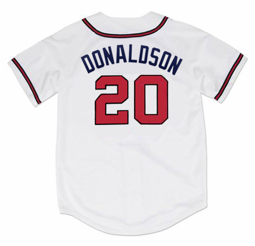 JOSH DONALDSON  Atlanta Braves 2019 Home Majestic MLB Baseball Jersey