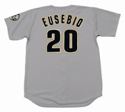 TONY EUSEBIO Houston Astros 1999 Away Majestic Baseball Throwback Jersey - BACK