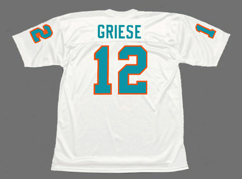 BOB GRIESE  Miami Dolphins 1972 Wilson Throwback NFL Football Jersey