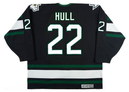 BRETT HULL  Dallas Stars 1998 Home CCM Throwback NHL Hockey Jersey