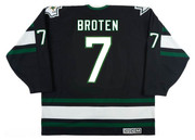 NEAL BROTEN Dallas Stars 1996 Away CCM Throwback NHL Hockey Jersey - BACK