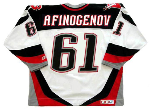 Throwback Maxim Afinogenov Buffalo Sabres Signed Jersey Mens XL