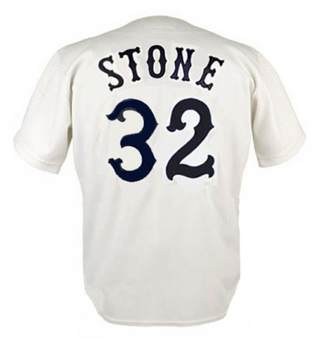 STEVE STONE  Chicago White Sox 1978 Home Majestic Throwback Baseball Jersey