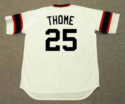 Jim Thome Jersey - Chicago White Sox 1980's Throwback Home Baseball Jersey