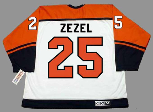 PETER ZEZEL PHILADELPHIA FLYERS VINTAGE 1980'S AUTHENTIC EAGLE JERSEY -  Bucks County Baseball Co.