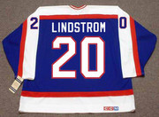 WILLY LINDSTROM Winnipeg Jets 1982 Away CCM Throwback NHL Hockey Jersey - BACK