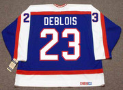 LUCIEN DEBLOIS Winnipeg Jets 1983 Away CCM Throwback NHL Hockey Jersey - BACK