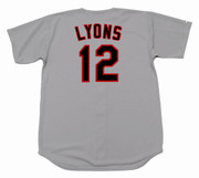 STEVE LYONS Chicago White Sox 1990 Majestic Throwback Away Baseball Jersey - BACK