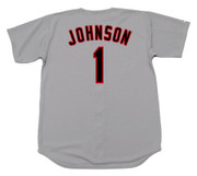 LANCE JOHNSON Chicago White Sox 1990 Majestic Throwback Away Baseball Jersey - BACK