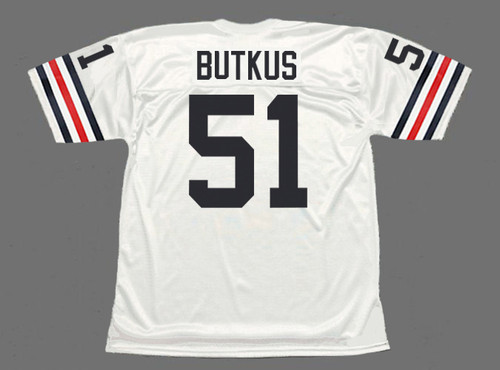 Nike Chicago Bears No51 Dick Butkus White Alternate Men's Stitched NFL Vapor Untouchable Limited 100th Season Jersey