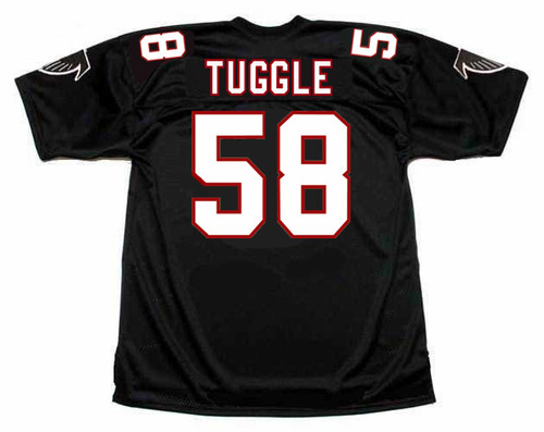 JESSIE TUGGLE  Atlanta Falcons 1994 Wilson Throwback NFL Football