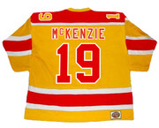 JOHNNY McKENZIE Philadelphia Blazers 1973 WHA Throwback Hockey Jersey - BACK